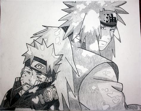 Naruto And Jiraiya By Bobooholly On Deviantart