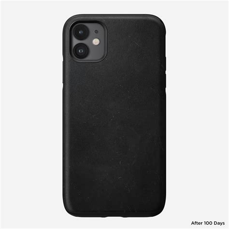 Rugged Leather Case For Iphone 11 Black Nomad