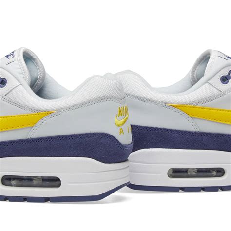 Nike Air Max 1 White Tour Yellow And Blue End