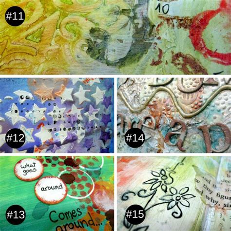 15 Ways To Add Texture To Your Art Journal Einat Kessler Art