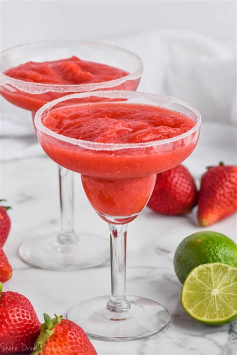 Strawberry Margarita Shake Drink Repeat