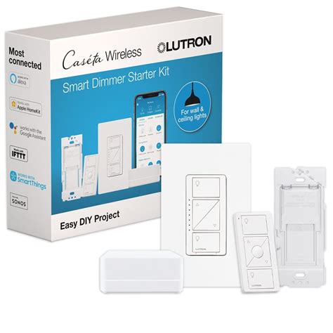 Lutron Caseta Wireless Smart Lighting Single Pole3 Way Dimmer Switch
