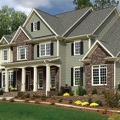 Making a siding decision for your home is no easy job. Wimsatt Building Materials - Exteria Creek Ledgestone ...