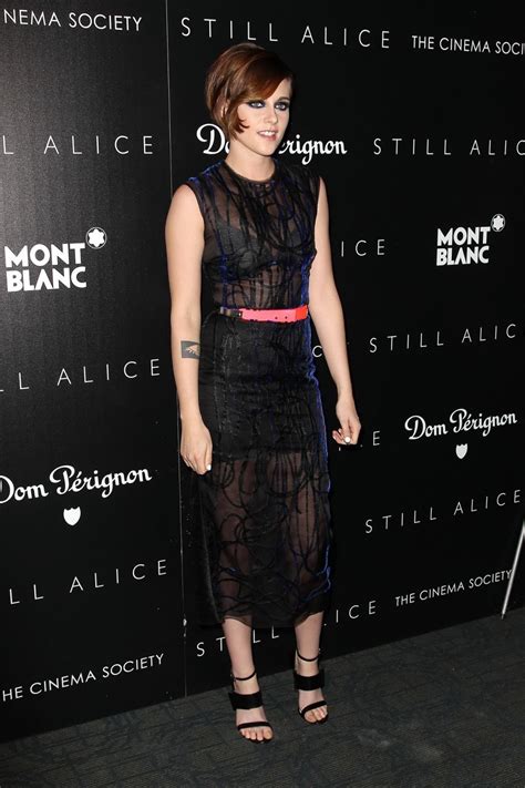Kristen Stewart See Through To Bra At The Still Alice Screening In Nyc