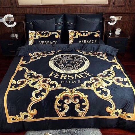Quilted coverlets in a range of looks (patterned, channel stitched, kantha quilts, and more); Designer bed #versace #bedroom #ideas #homedecor #luxury # ...