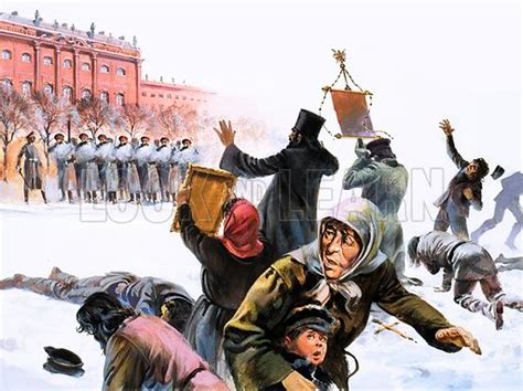 scene from russian revolution of 1905 stock image look and learn