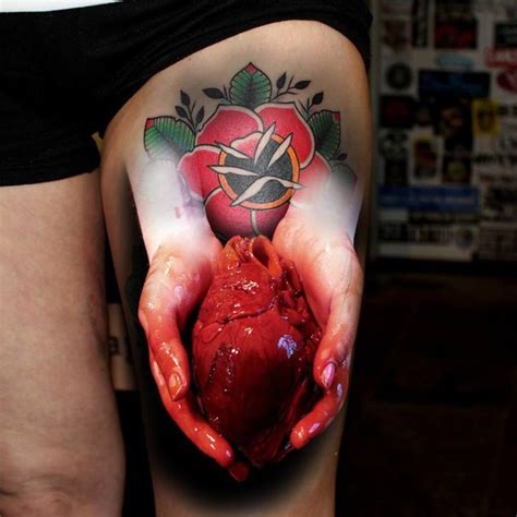 Top 104 3d Heart Tattoo Designs