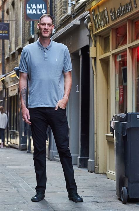 Britains Tallest Man Gets First Ever Suit With Twice As Much Fabric