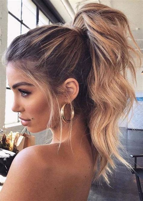 After all, did you know that you can actually tie your hair into a ponytail no matter it's length or texture. 50 Simple and Cute Messy Ponytail Hairstyles - Page 4 ...