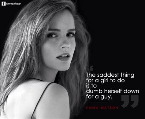 Emma Watson Is All For Gender Equality Heforshe Woman Quotes My