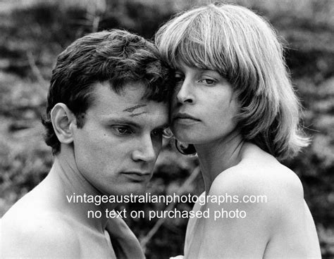 Richard Moir And Judy Morris Embrace On The Set Of In Search Of Anna Vintage Australian