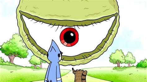 Regular Show Mordecai Challenges Peeps To A Staring Competition Youtube