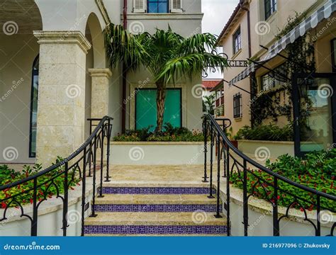 Courtyard And Private Garden At The Via Flagler By The Breakers