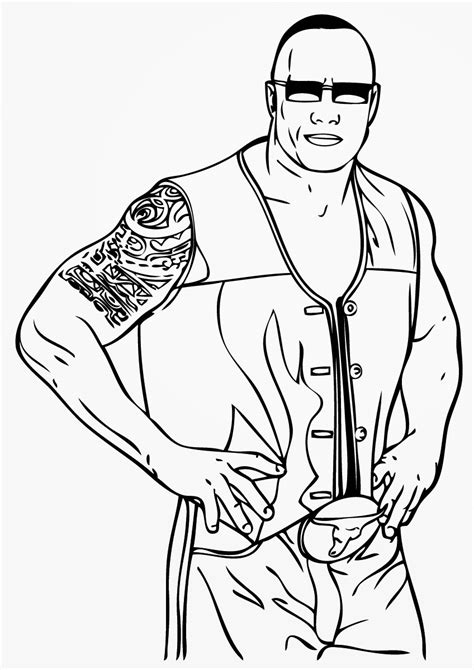 If you are a wrestling fan, then gifting your kids with wwe coloring sheets is an. WWE Coloring Pages of Randy Orton