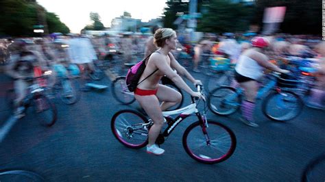 Organizers Of Portlands Naked Bike Ride Encourage Participants To Carry On By Themselves WATV