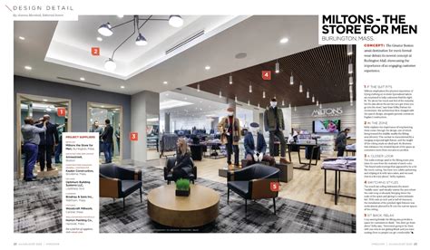 Miltons The Store For Men Featured In Vmsd Magazine Kaplan Construction