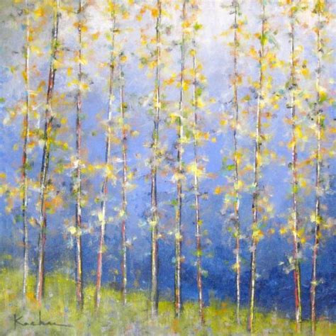 Jeff Koehn Painting Yellow Glade Ii Renjeau Art Galleries