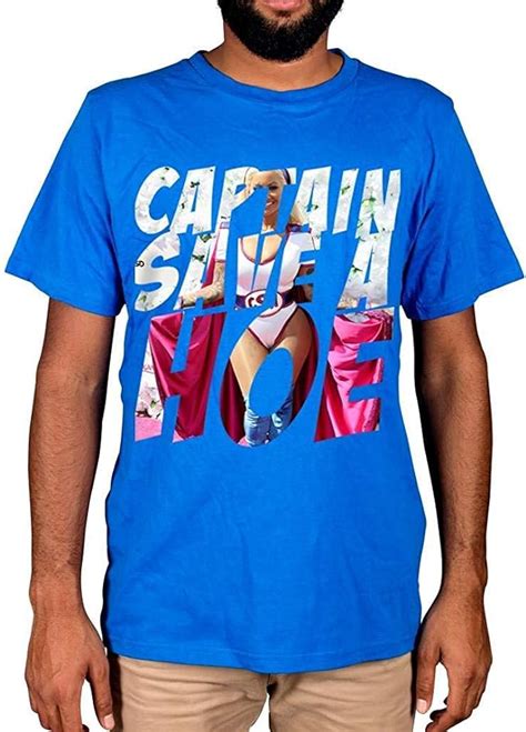 Annabguillaume Mens Captain Save A Hoe Cool T Shirt Casual Tees 21