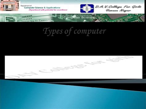 Ppt Types Of Computer Based On Principles Of Operation Types Of
