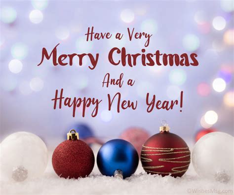 Merry Christmas And Happy New Year Wishes 2024 WishesMsg