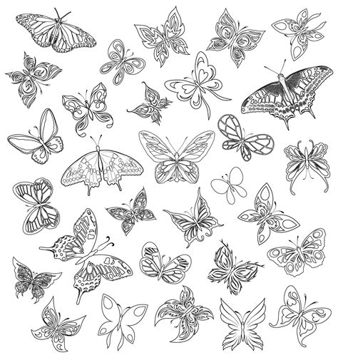 Coloriage Papillon À Découper Dessin Gratuit À Imprimer Concernant