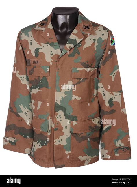 Camouflage Clothing As Used By Military Forces South African Camo Stock