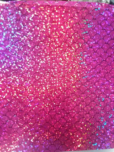 Hot Pink Scales Holographic Sparkle Vinyl Embroidery Glitter Etsy
