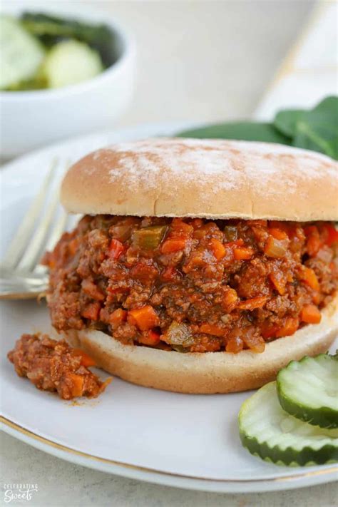 Healthy Sloppy Joes Fast Easy Celebrating Sweets