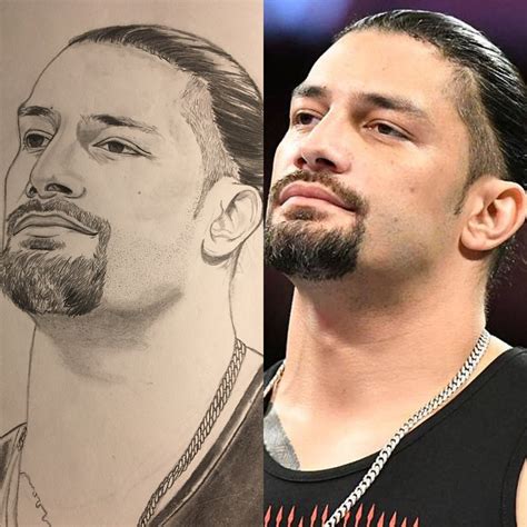 Wwe Roman Reigns Drawing Easy Hi The Crazy Sketcher Lovers