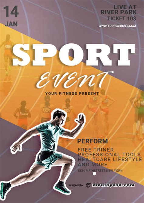 3 Sports Event Poster Templates Example Mous Syusa