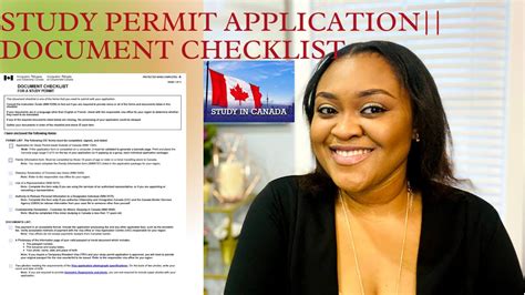 Canadian Student Visa Application Process Study Permit Document