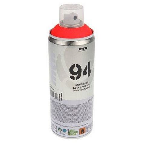 Montana Mtn 94 Spray Paint Fluorescent Red S0602 Hndmd