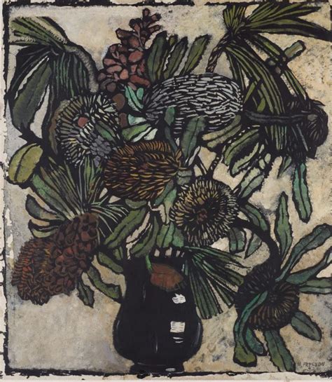 Banksia In Jug 1952 By Margaret Preston Art Gallery Of Nsw