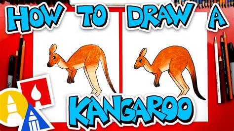 How To Draw A Kangaroo Art For Kids Hub