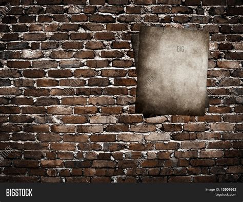 Old Poster On Brick Image And Photo Free Trial Bigstock