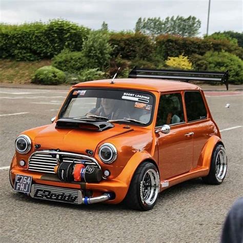 Crazy Turbo Mini Cooper 💜💖💟💗💚💙💛 Mini Cooper Super Cars Mini Cars