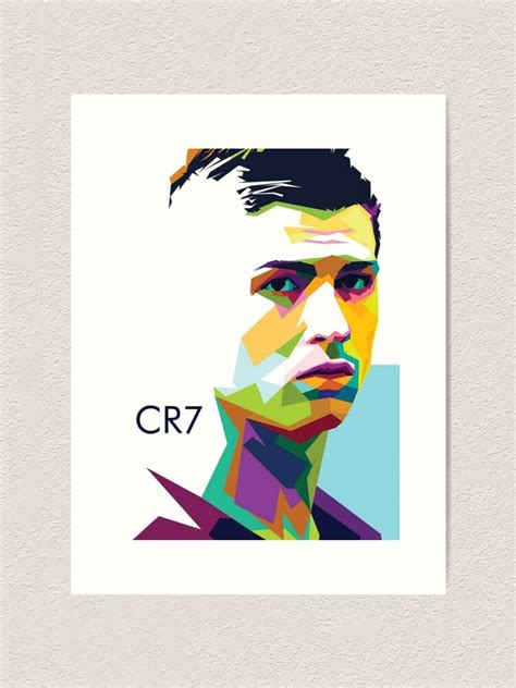 Cristiano Ronaldo Cr7 Football Player Fan Art Art Print For Sale By