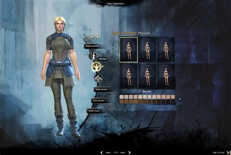 Guild Wars 2 Ui Character Creation On Behance