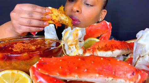 Asmr King Crab Seafood Bloves Smackalicious Sauce Asmr Eating Show
