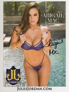 Abigail Mac Rare Signed X Jules Jordan Photo Autograph Avn Ebay