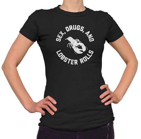 sex drugs and lobster rolls t shirt mens and ladies sizes etsy canada