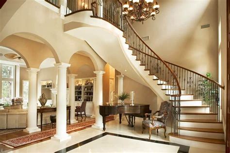 The stairs in this room is all about the shape and dimension. Pianos Under the Stairs - 25 Ideas