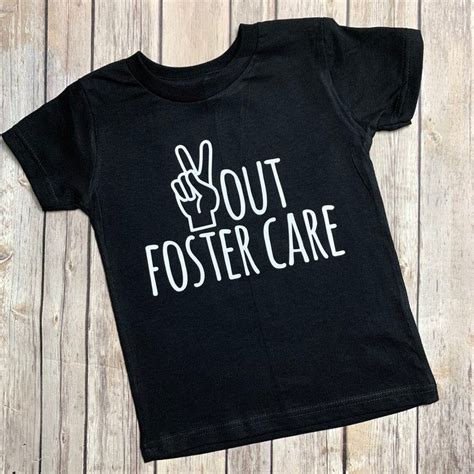 Peace Out Foster Care Shirt Adoption Day Shirt Gotcha Day Etsy The