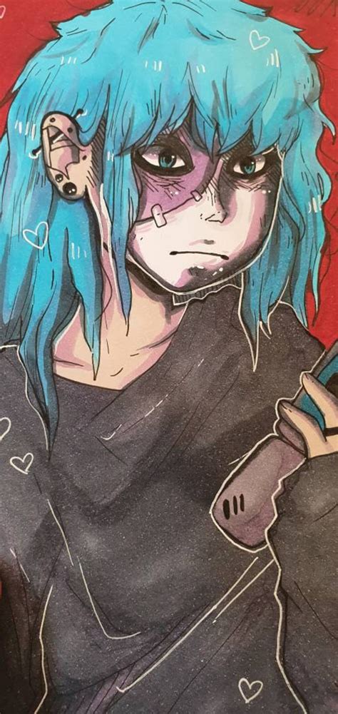 Sally Face Game Anime Art Cute Sal Fisher Etsy