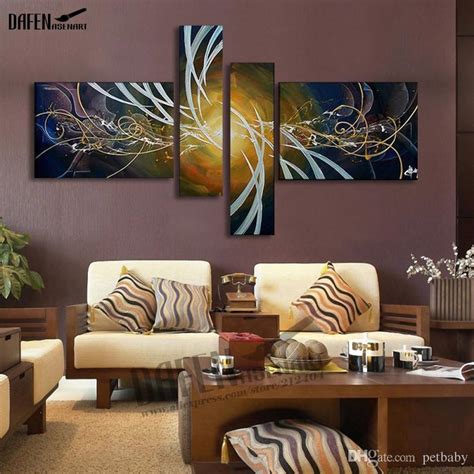 2020 100 Colorful Hand Painted Canvas Abstract Oil