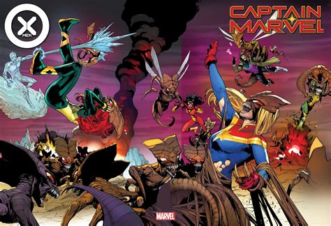 The X Men And Captain Marvel Join Forces To End Marvels Most