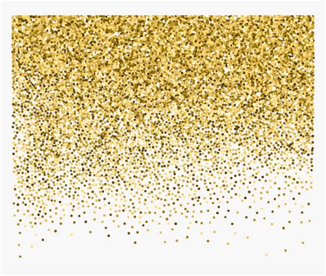 High Definition Confetti Png Transparent Background Gold