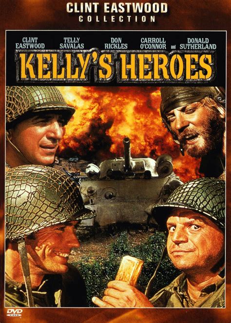 Kellys Heroes Dvdreggies โปสเตอร์ นักรบ สงคราม