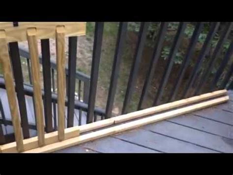 Then the priests shall provide his burnt offering and his peace offerings, and he shall worship at the threshold of the gate and then go out; Easy Sliding Gate for your Deck - YouTube