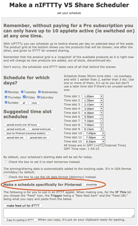 Learn How To Use The Dedicated Nifttty Scheduler Pinterest Section